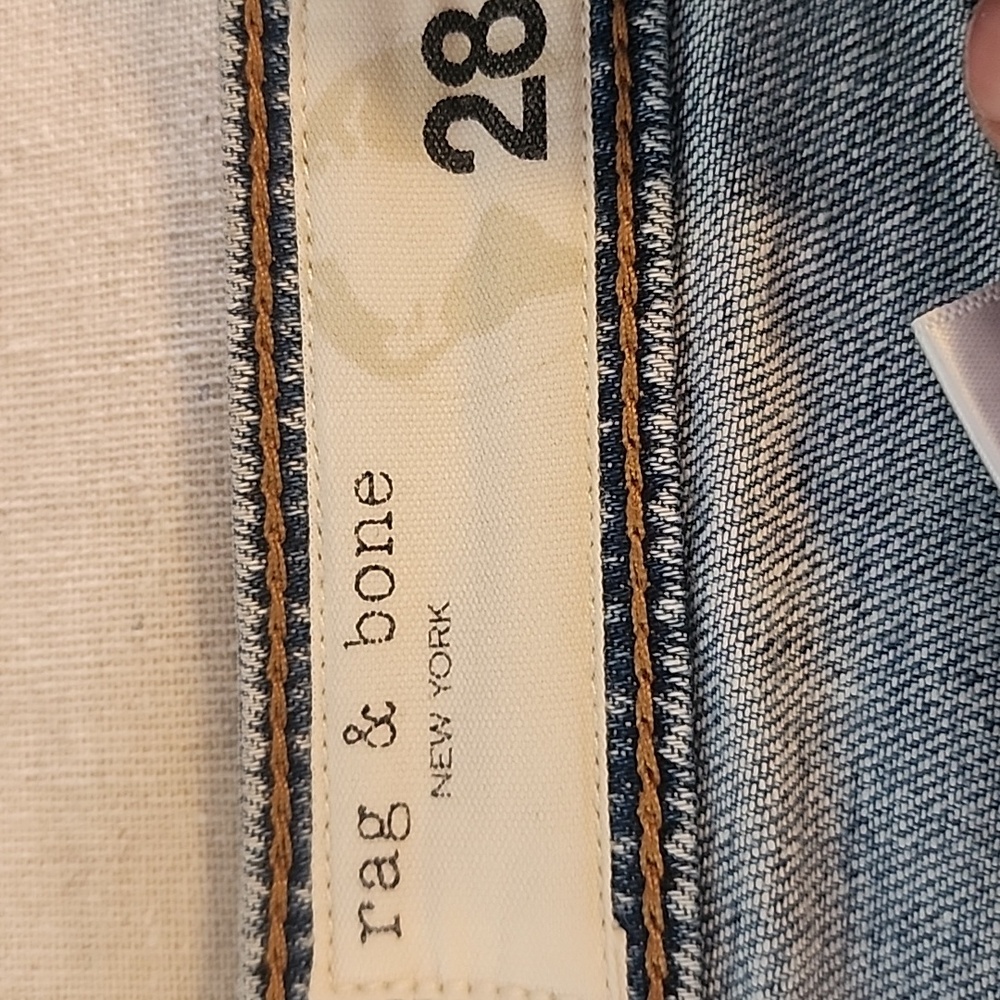 RAG And BONE Nina High Rise Ankle CIGARETTE JEANS SIZE 28. - Picture 5 of 10